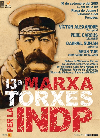Cartell 13a Marxa de Torxes de Vilafranca 2014
